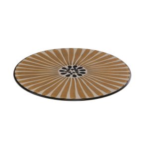 PLAT ROND EN GRES COLLECTION EVA 1 X 30 X 30 CM