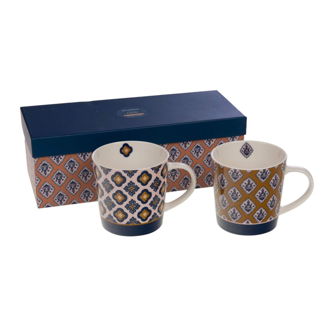 COFFRET 2 MUGS LAURE 450 ML - Photo N°3