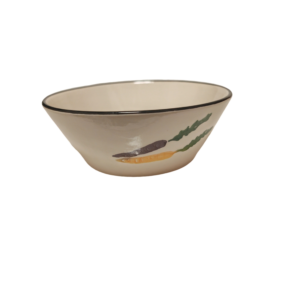COUPELLE CERAMIQUE COLLECTION AGATHE DECOR CAROTTES 15 X 5.6 X 15 CM - Photo N°1