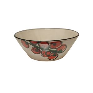 COUPELLE CERAMIQUE COLLECTION AGATHE DECOR TOMATES GRAPPE 15 X 5.6 X 15 CM