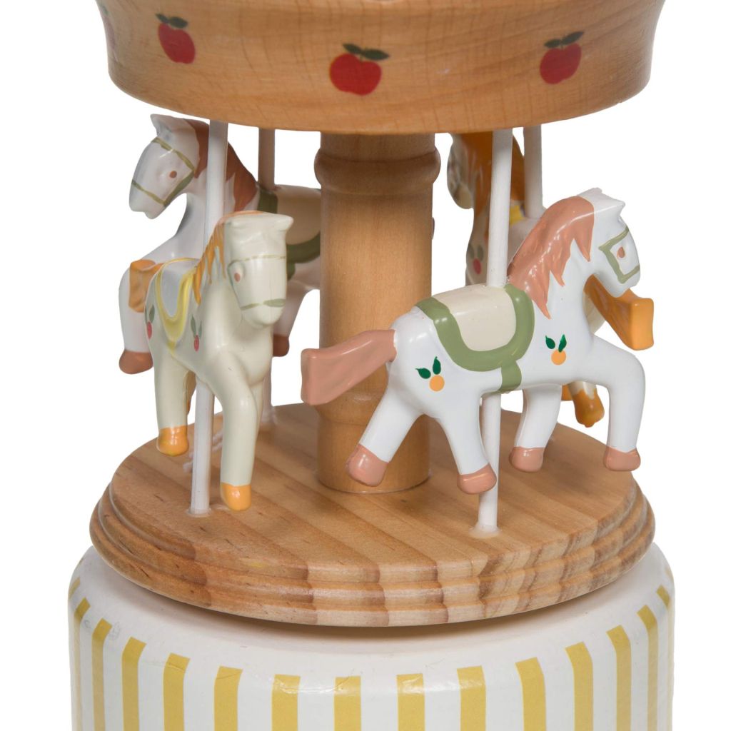 CARROUSEL MUSICAL COEUR POMME 21 x 11 cm - Photo N°4