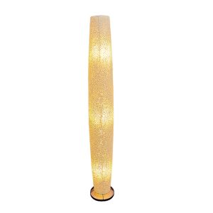 LAMPE NACRE BLANCHE CYLINDRE CONVEXE DE 180 X 27 X 27 CM