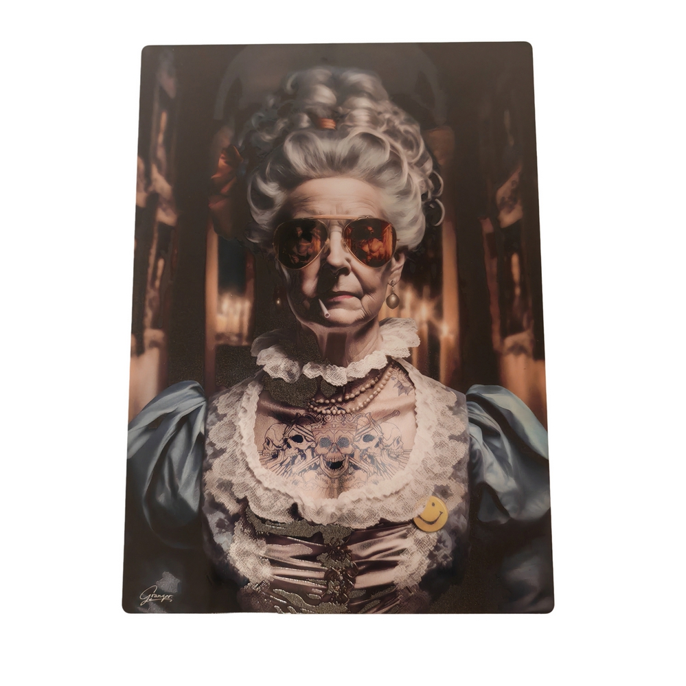 IMPRESSION TANTE AGATHE DE GRANGER SUR DIBOND AVEC ATTACHE 20 X 28 CM - Photo N°1