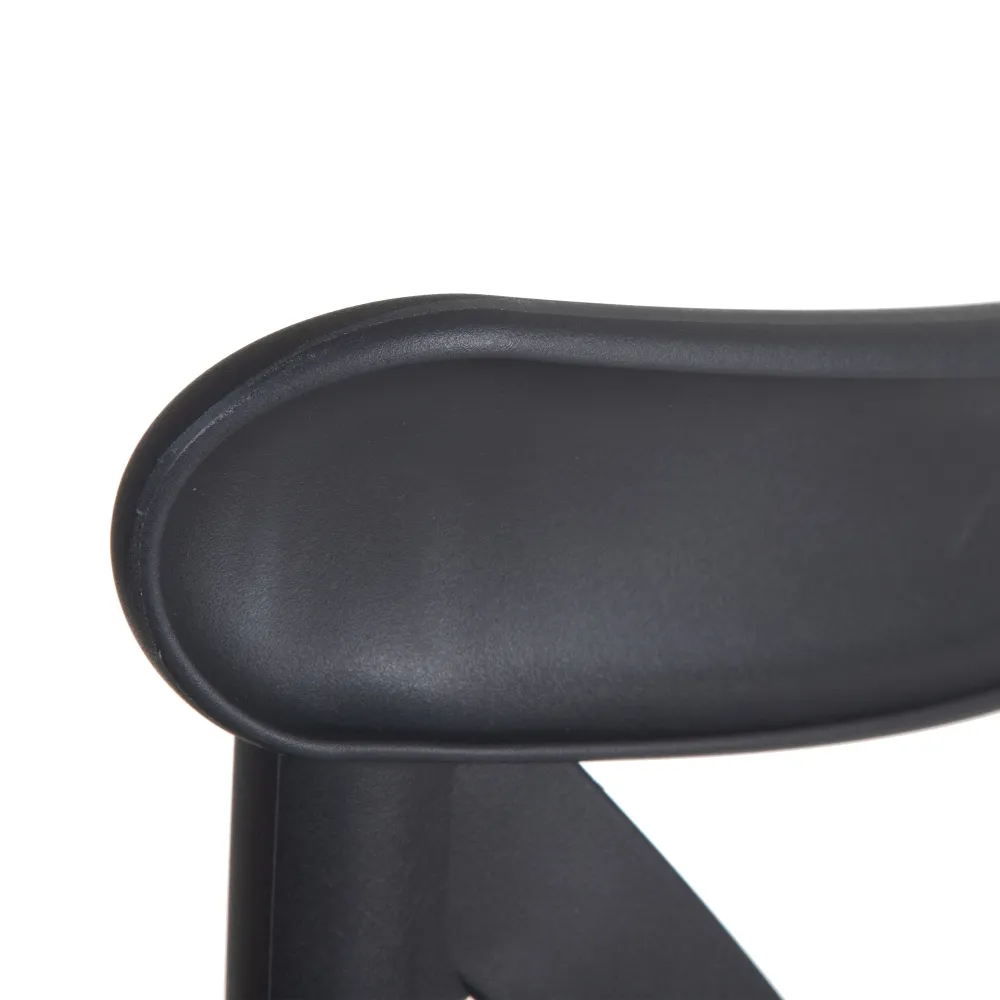 CHAISE BISTROT EMPILABLE POLYPROPYLENE GRIS FONCE 48.5 X 91 X 43 CM - Photo N°4