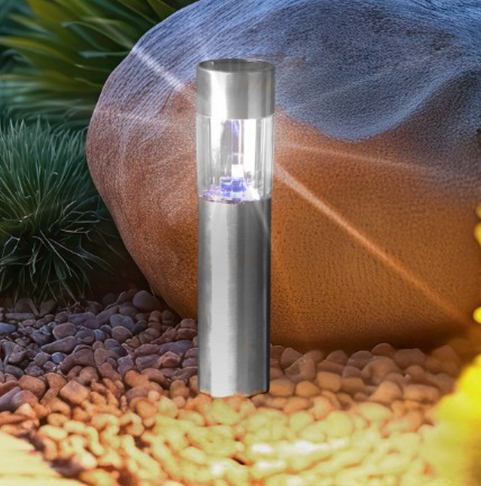 LAMPE SOLAIRE A PLANTER EN INOX 4.5 X 26 X 4.5 CM - Photo N°4