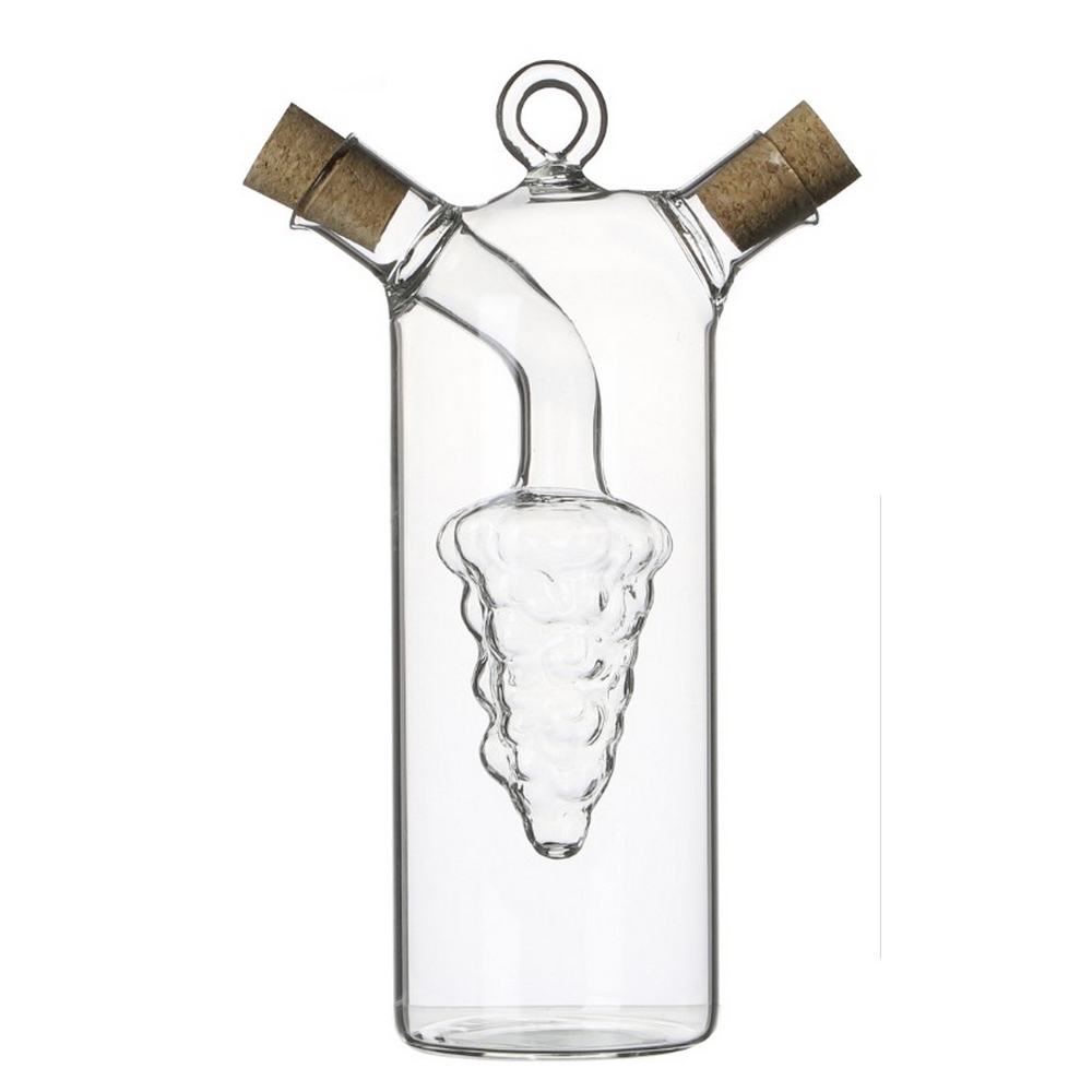 BOUTEILLE EN VERRE HUILE  et  VINAIGRE 2 en 1 5.8 x 15 cm - Photo N°3