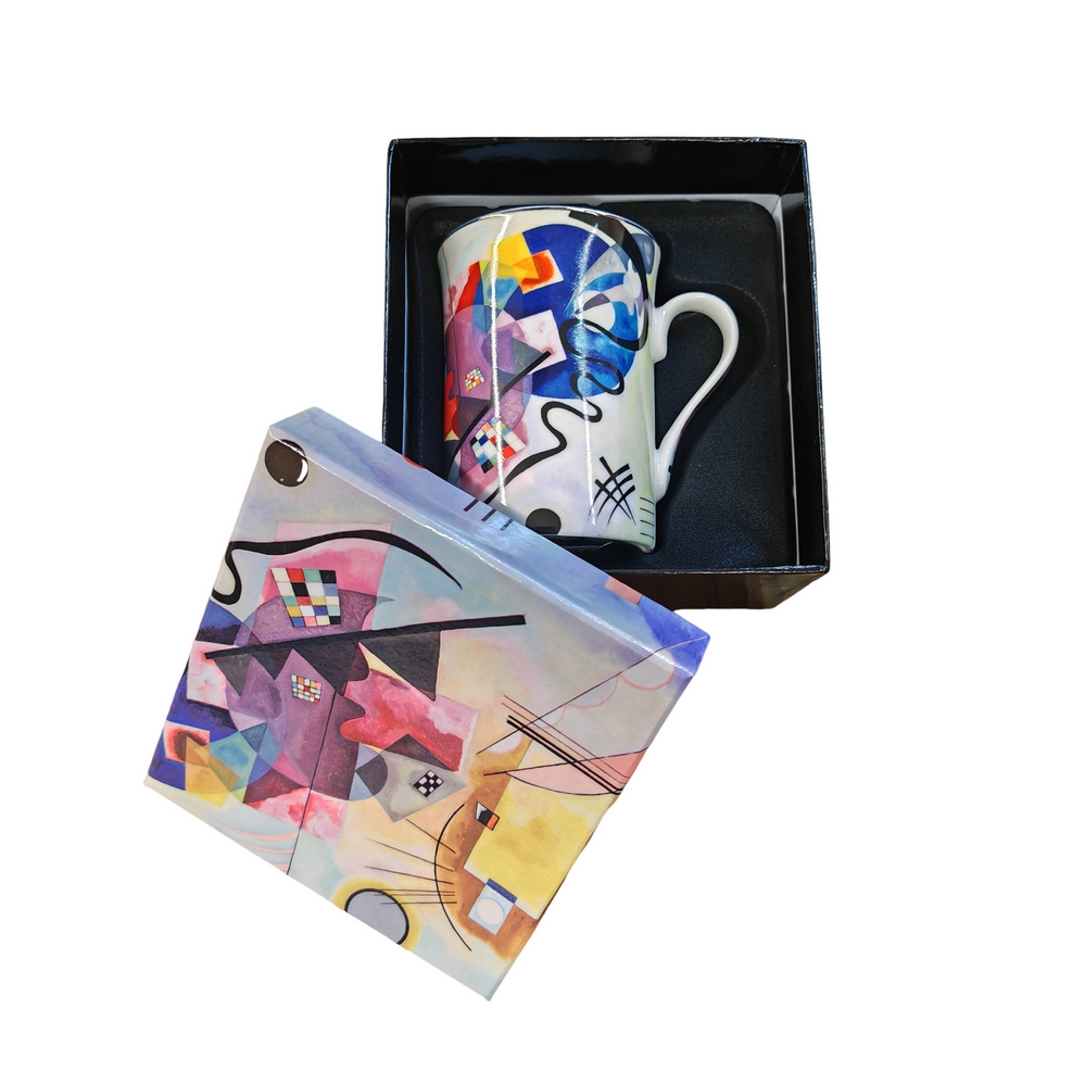 COFFRET MUG COLLECTION KANDINSKY JAUNE-ROUGE-BLEU 300ML - Photo N°3