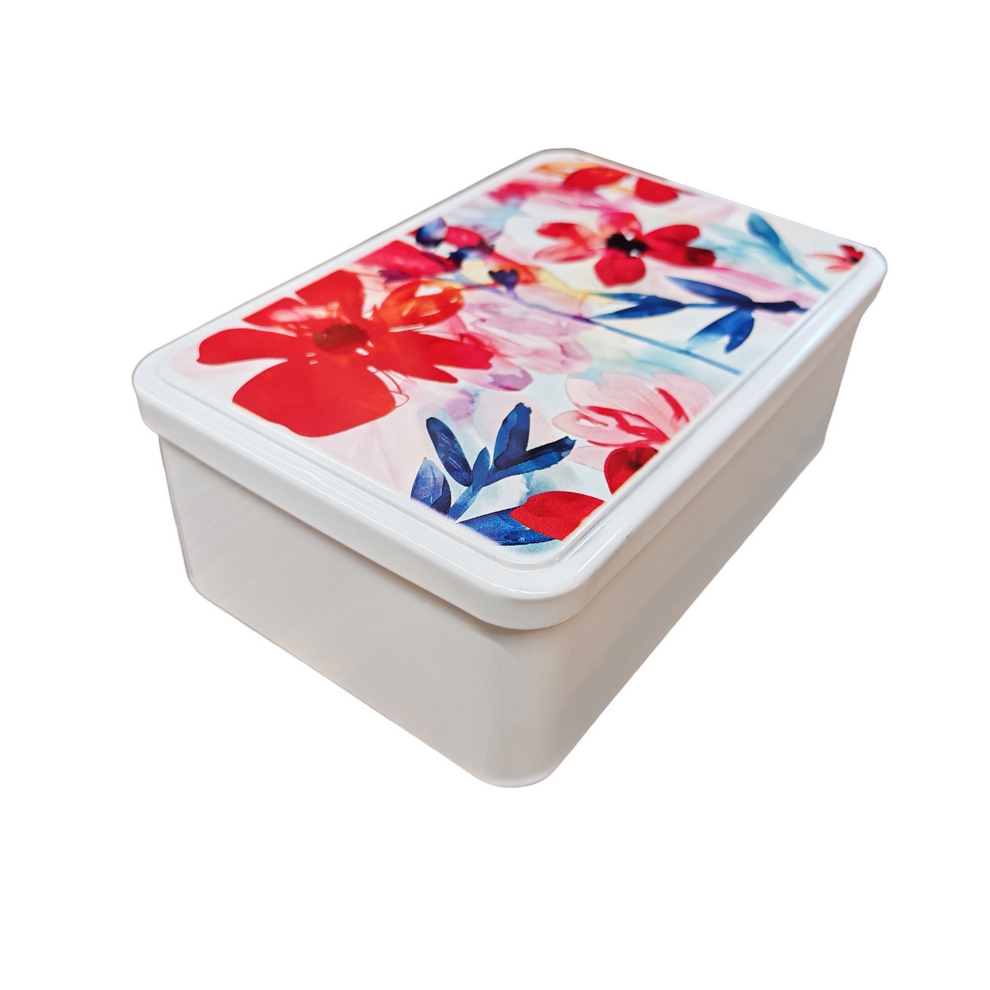 BOITE METAL POUR SUCRE EN MORCEAUX AQUARELLA - Photo N°4