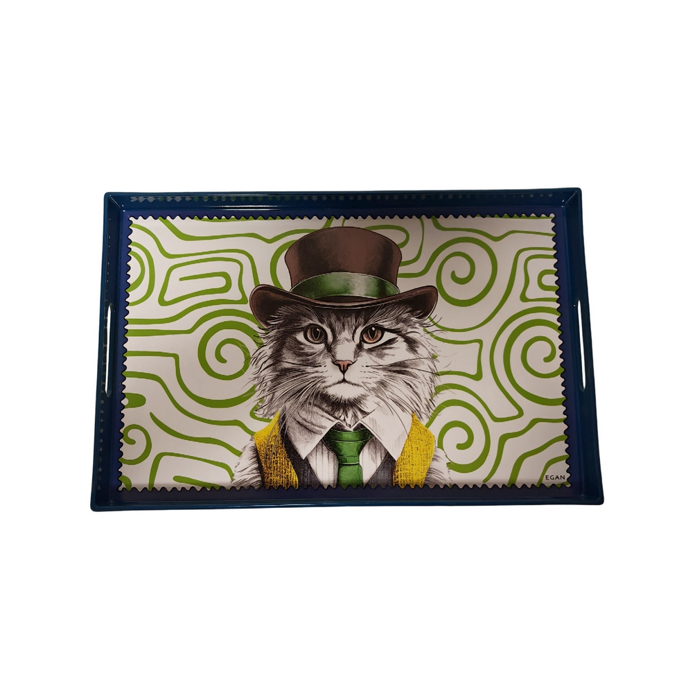 PLATEAU RECTANGULAIRE MR CHAT HUMAN ESSENCE 40 X 26 X 3.7 CM - Photo N°4