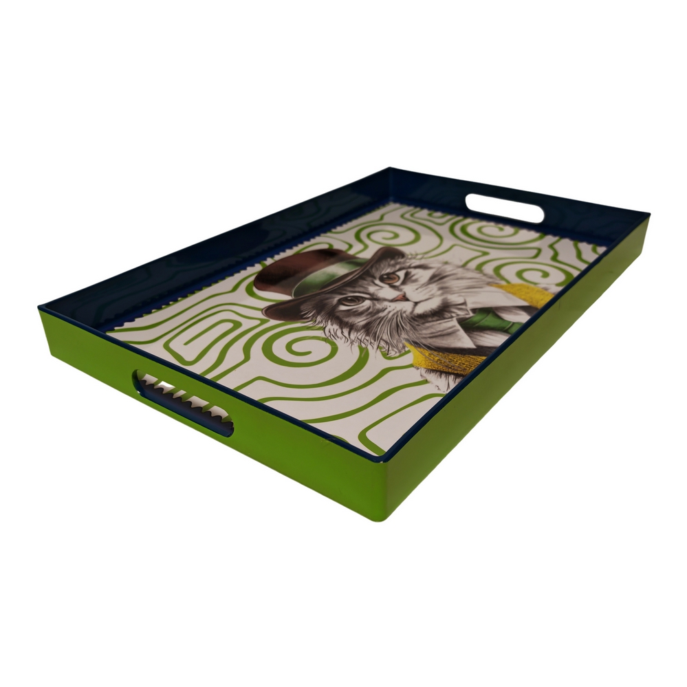 PLATEAU RECTANGULAIRE MR CHAT HUMAN ESSENCE 40 X 26 X 3.7 CM - Photo N°2