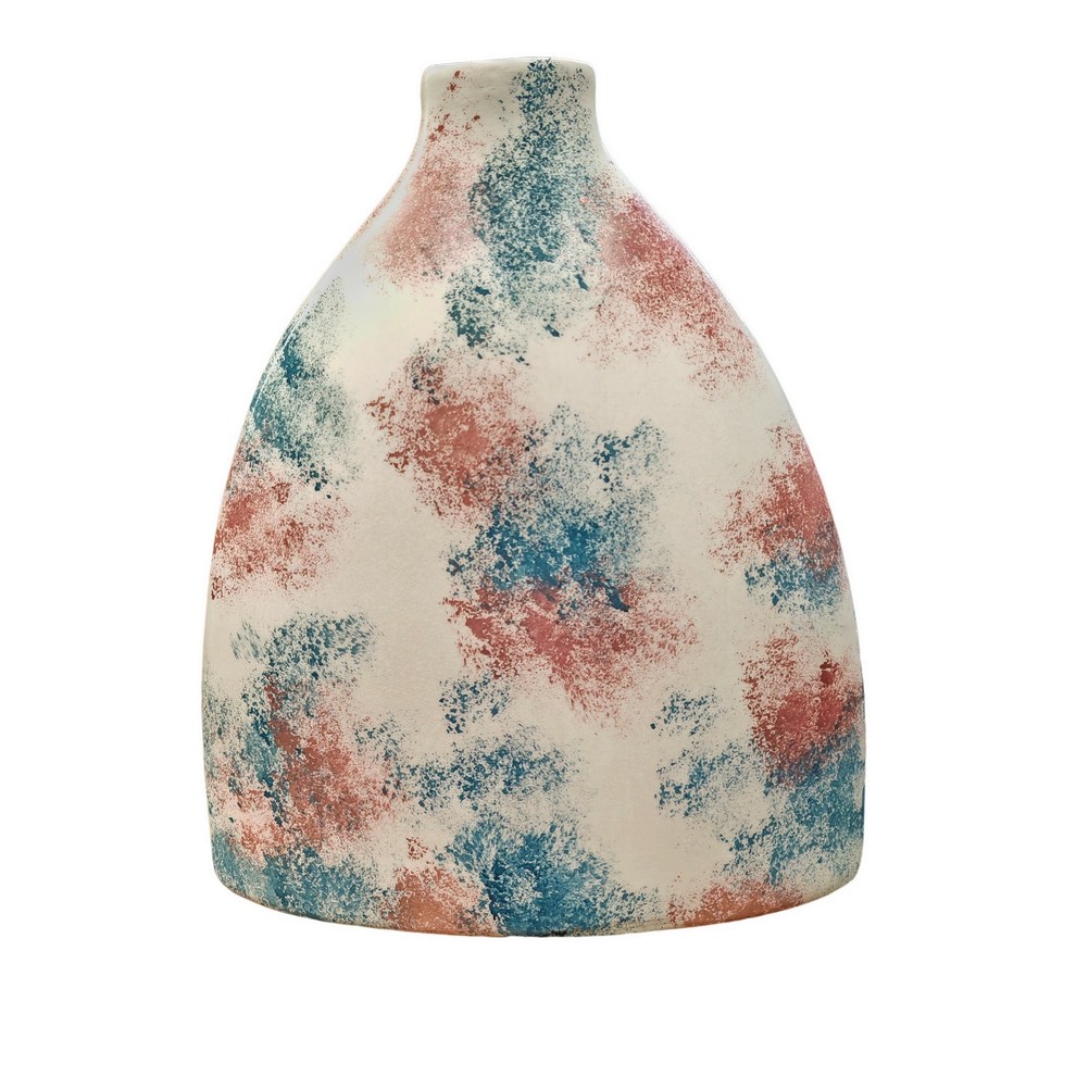 VASE CERAMIQUE AQUARELLA ACAPULCO  30.5 X 37 X 10.5 CM - Photo N°2