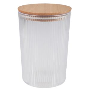 BOITE HERMETIQUE SAMBA 1.5 L COUVERCLE BOIS 12 X 17.5 X 12 CM