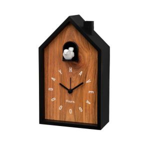 MAISON REVEIL NUMERIQUE COUCOU MAISONETTE FINITION BOIS 20 x 11.2 CM