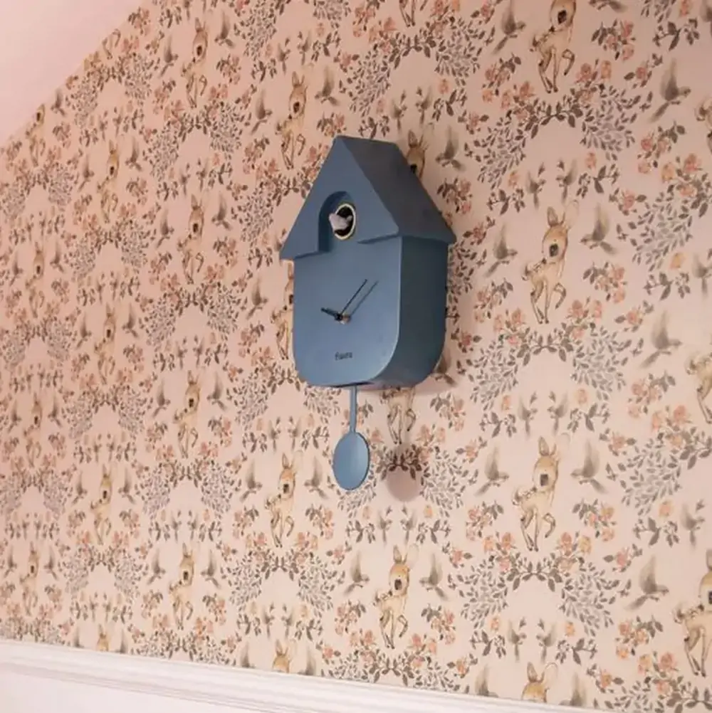 HORLOGE MAISON COUCOU FISURA COULEUR BLEUE 21.5 X 41.5 X 8 CM - Photo N°6