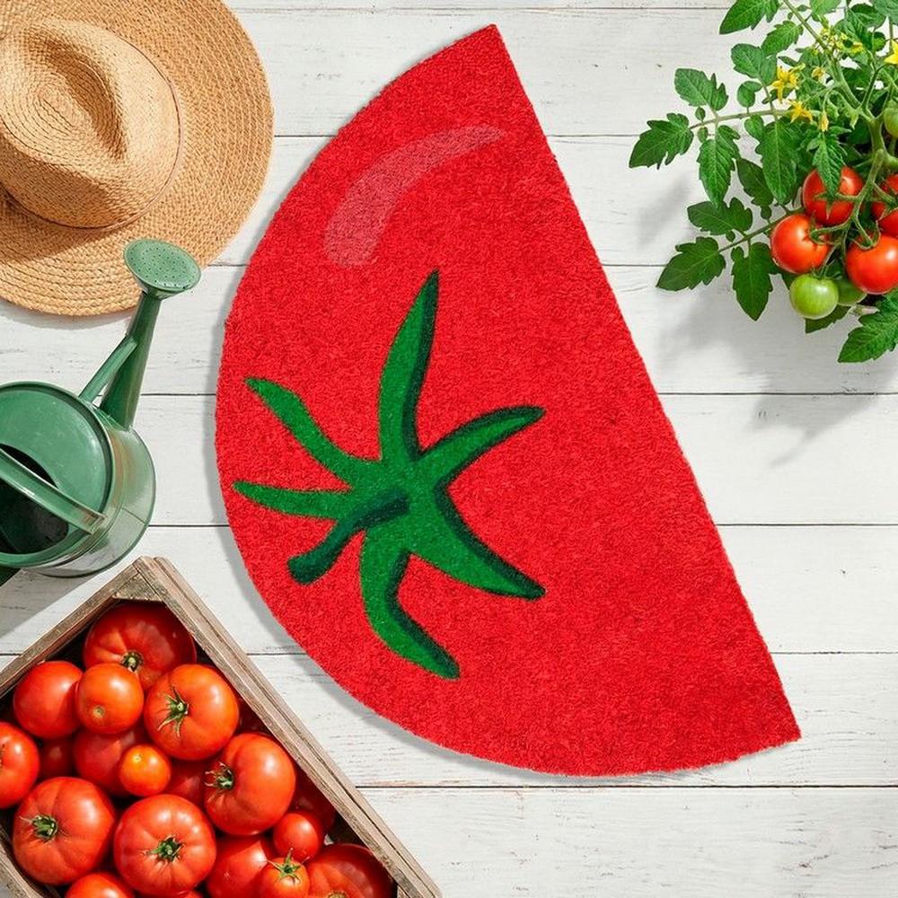 TAPIS D'INTERIEUR DEMI-LUNE TOMATE 70 x 40 cm - Photo N°1