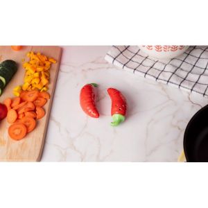 SALIERE POIVRIERE FORME DE PIMENT 9 x 3 cm
