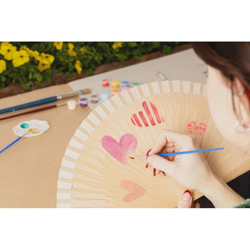 EVENTAIL DIY ORIGINALE 42.5 x 23 CM - Photo N°6