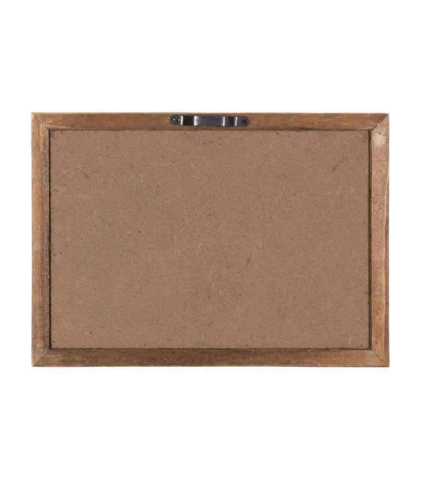 PLAQUE CADRE BOIS ASPECT ARDOISE LES VINS DE BOURGOGNE  21 x 15 cm - Photo N°3