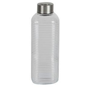 BOUTEILLE VERTIGO EN VERRE TRANSPARENT BOUCHON VIS 1 L