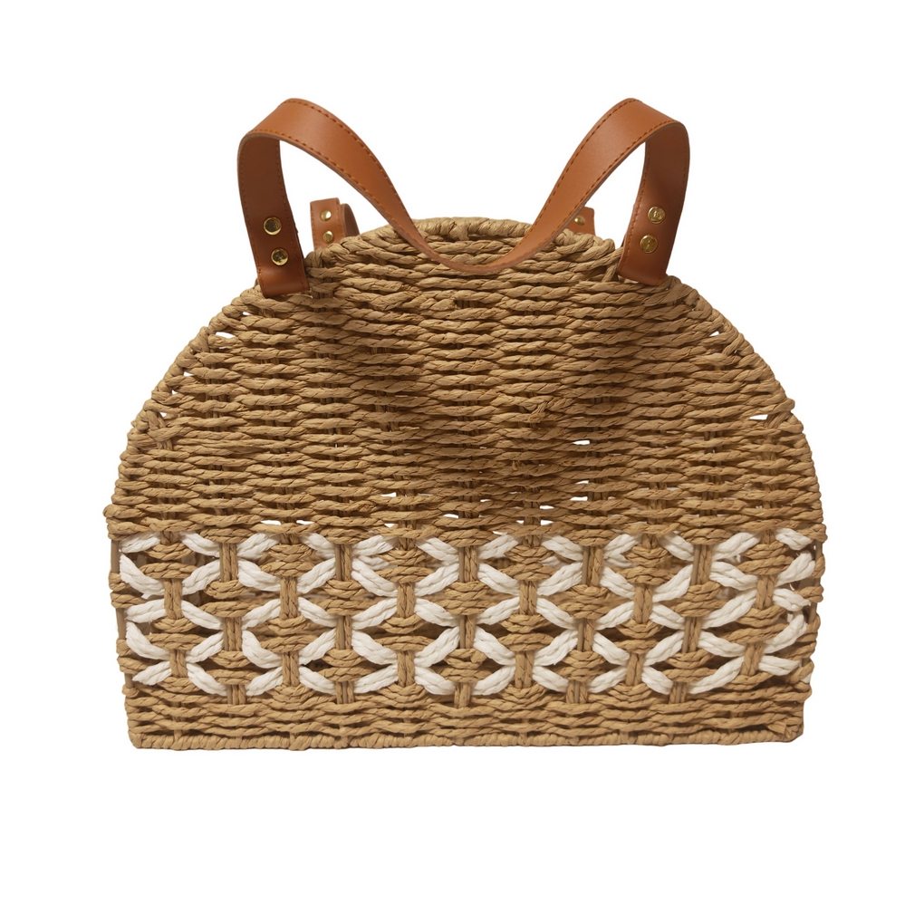 PANIER PORTE REVUE FIBRES NATURELLES  40 X 31 X 20.5 CM - Photo N°2