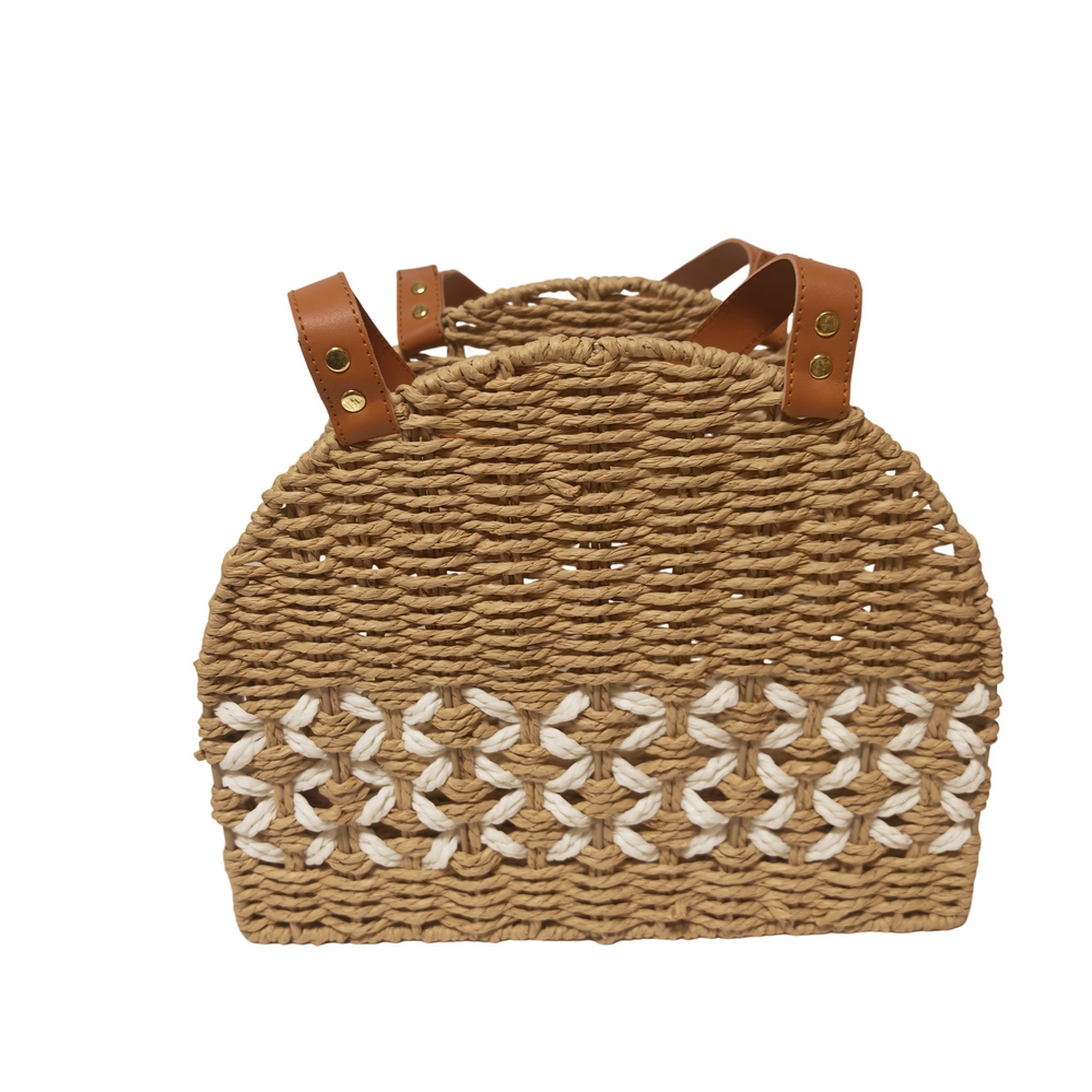 PANIER PORTE REVUE FIBRES NATURELLES  34 X 28 X 17 CM - Photo N°3