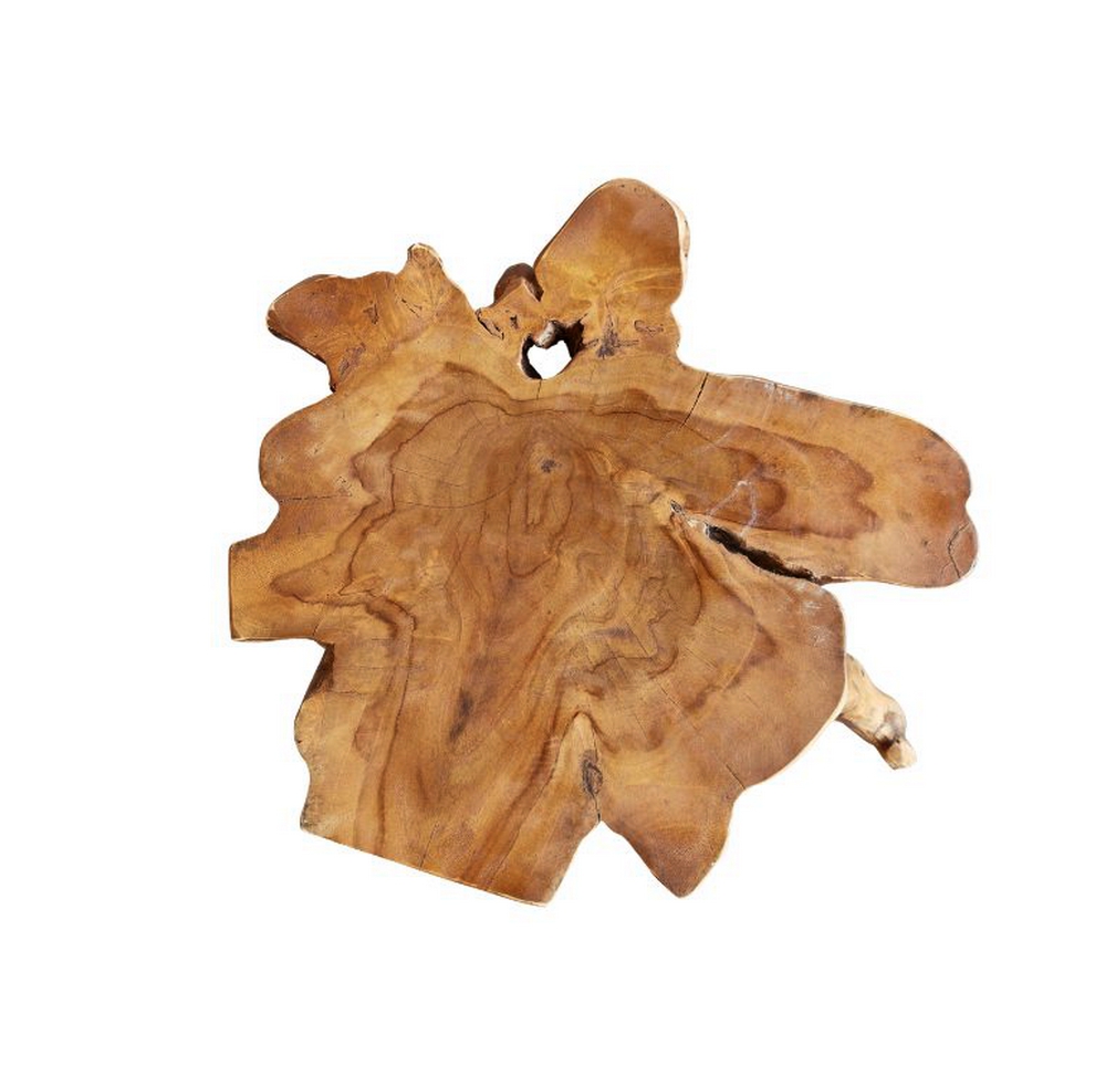 SELLETTE RACINE DE TECK NATUREL  30 X 45 X 36 CM - Photo N°2