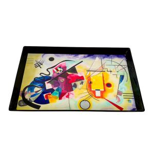 PETIT PLATEAU RECTANGULAIRE KANDINSKY  25 X 16 X 2 CM