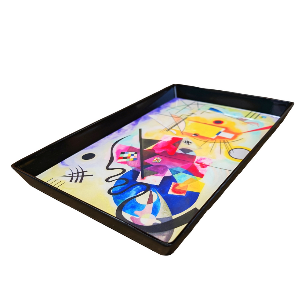 PETIT PLATEAU RECTANGULAIRE KANDINSKY  25 X 16 X 2 CM - Photo N°3