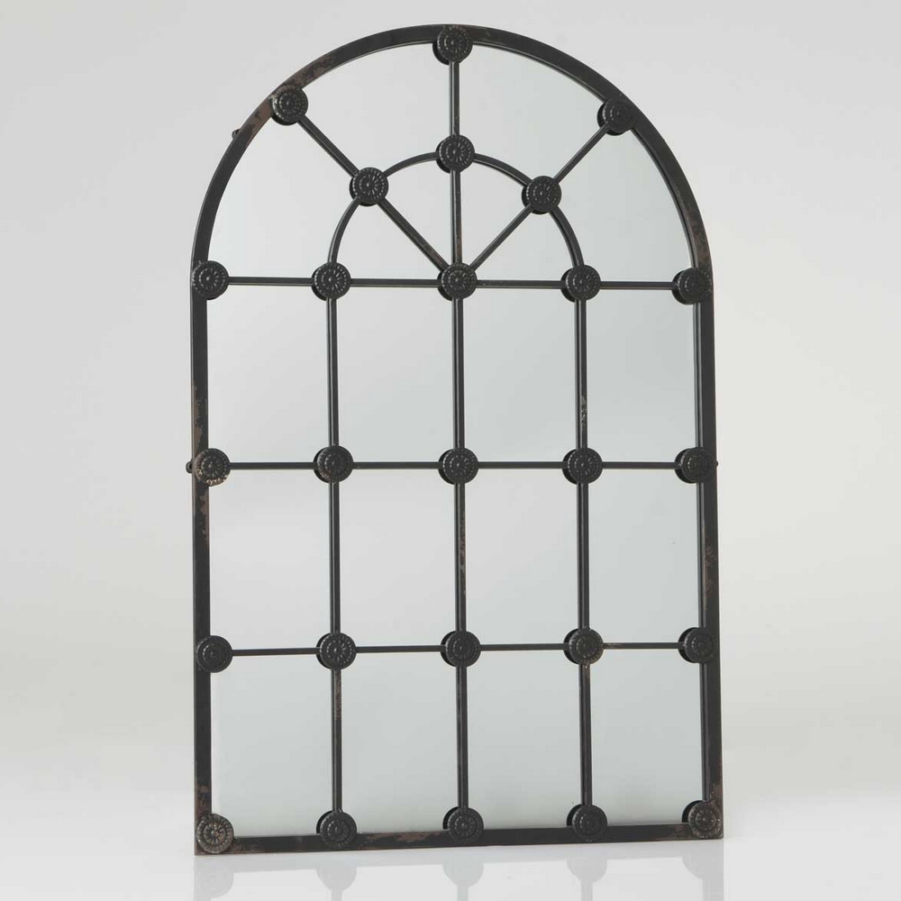MIROIR GRANDE DEMEURE NOIR 99 X 66 CM - Photo N°1
