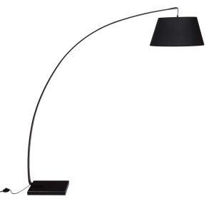 LAMPE A ARC ARCHI ABAT-JOUR CONIQUE NOIR  163 X 183 X 50 CM