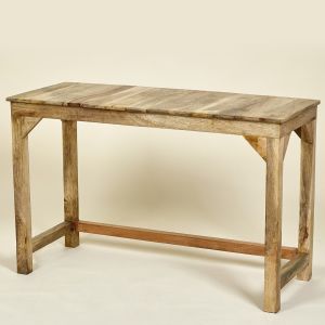 CONSOLE BUREAU EN BOIS DE MANGUIER MASSIF 120 X 76 X 50 CM
