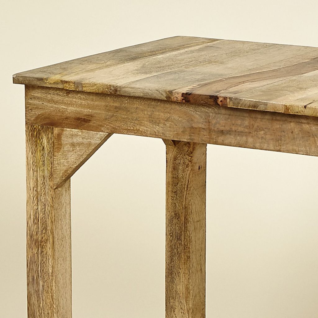 CONSOLE BUREAU EN BOIS DE MANGUIER MASSIF 120 X 76 X 50 CM - Photo N°2