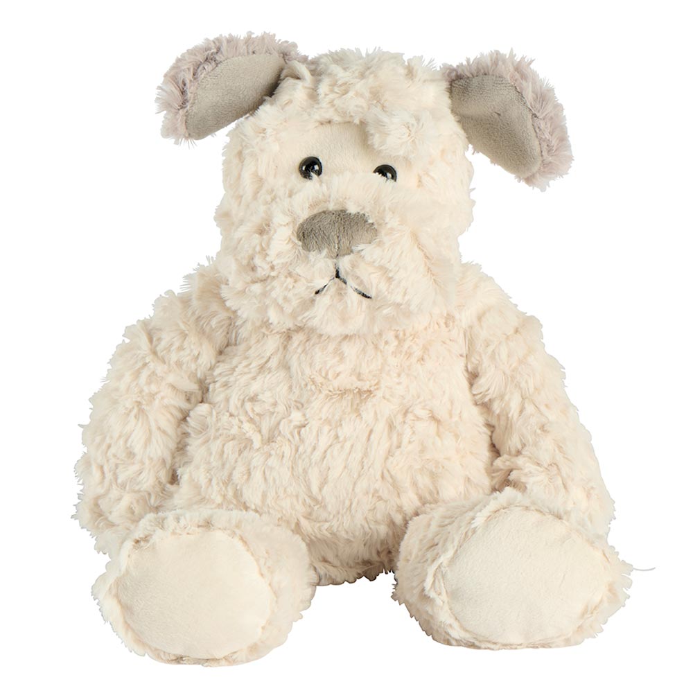 PELUCHE CHIEN BERLIOZ COULEUR ECRU 32 CM - Photo N°1