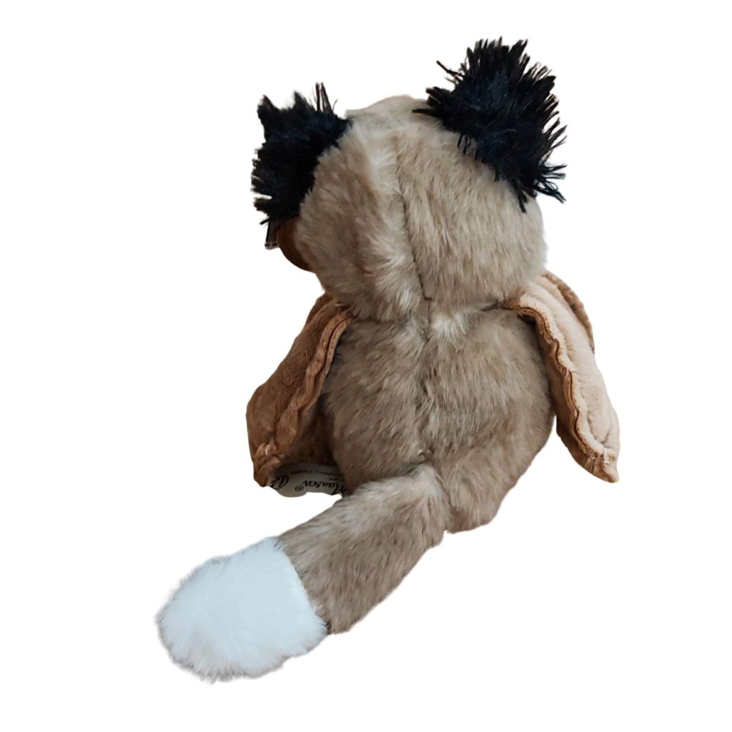 PELUCHE RENARD MARRON CLAIRE ET BLANC  NOMME JAMMY 32 CM - Photo N°3