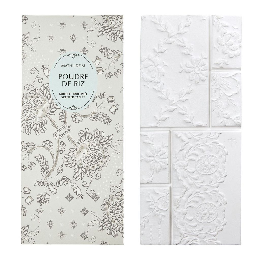 TABLETTE PARFUMEE SECRET D'ARMOIRE POUDRE DE RIZ - Photo N°1
