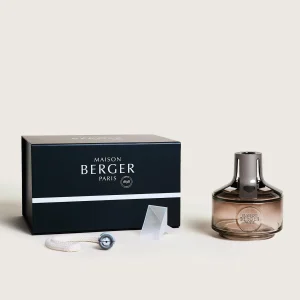 COFFRET LAMPE BERGER IDENTITY MARRON ROSE
