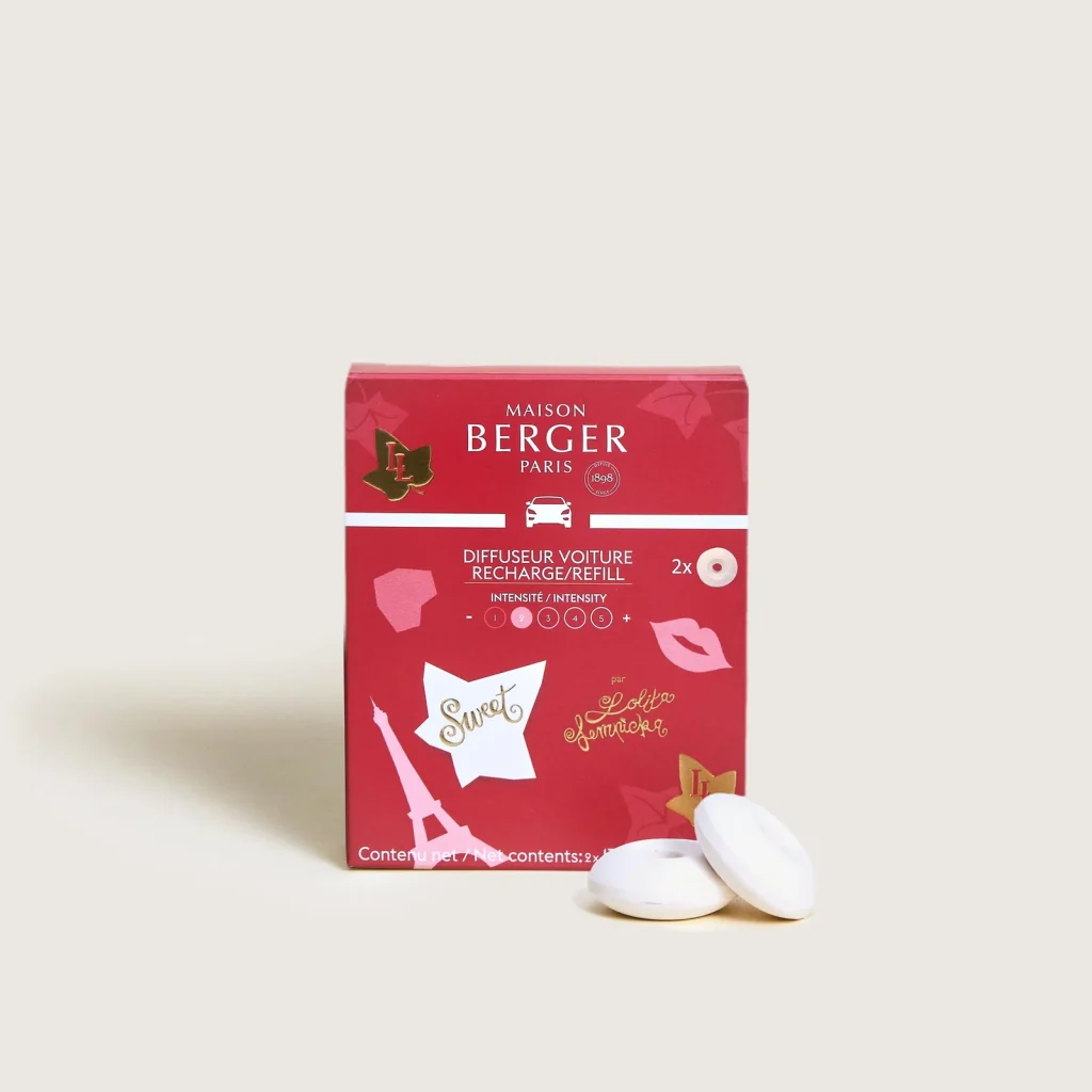 RECHARGES DIFFUSEUR VOITURE LAMPE BERGER LOLITA LEMPICKA SWEET - Photo N°1