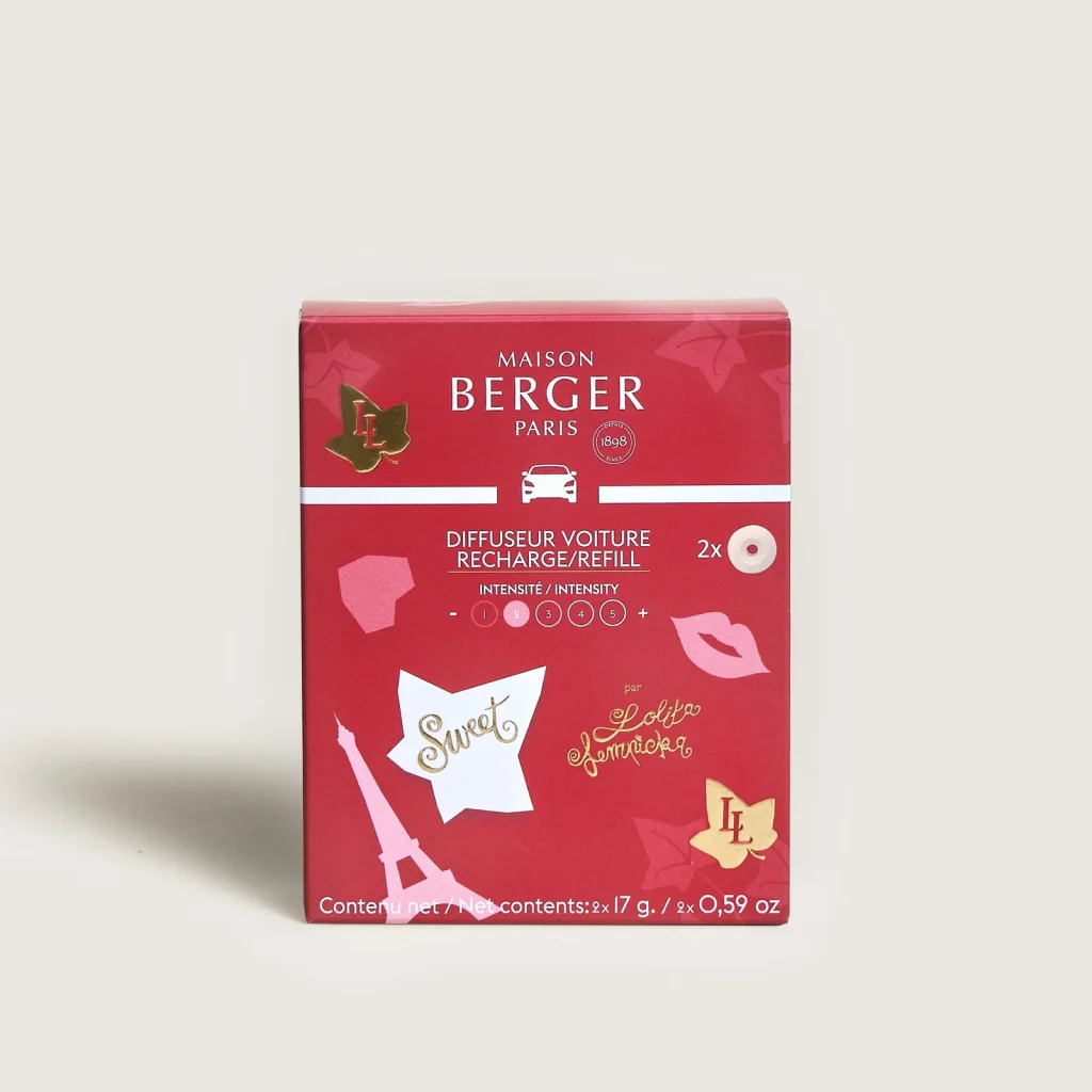 RECHARGES DIFFUSEUR VOITURE LAMPE BERGER LOLITA LEMPICKA SWEET - Photo N°3