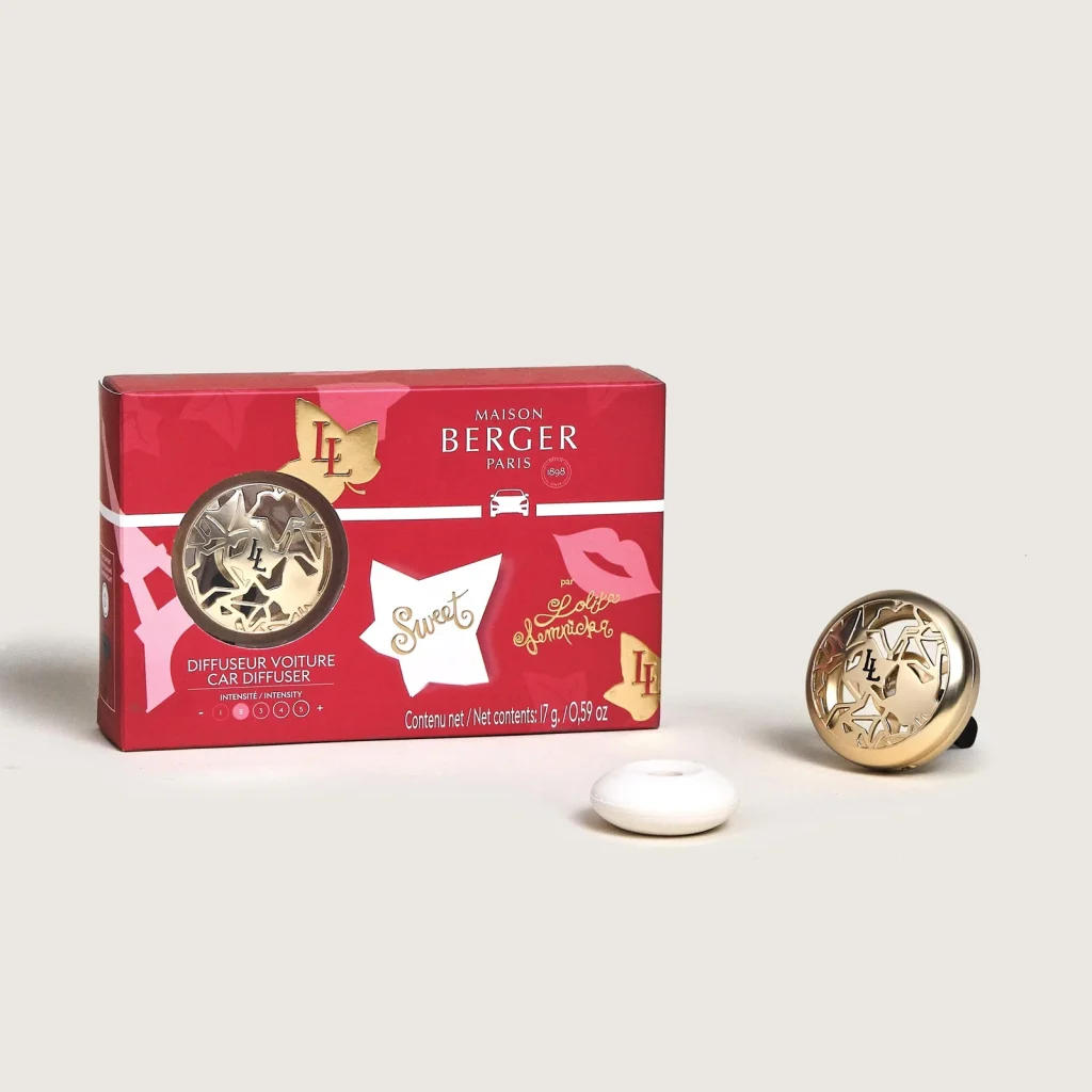 KIT PINCE DIFFUSEUR VOITURE LOLITA LEMPICKA SWEET OR LAMPE BERGER - Photo N°1