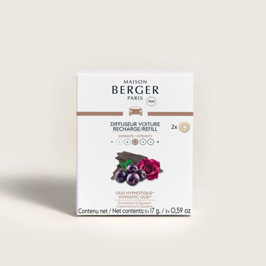 RECHARGES DIFFUSEUR VOITURE LAMPE BERGER OUD HYPNOTIQUE - Photo N°1