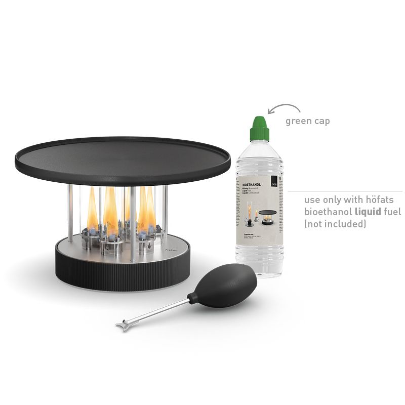 CIRCLE 35 GRILL DE TABLE BIO ETHANOL 35 X 20.3 X 35 CM - Photo N°9