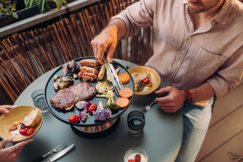 CIRCLE 35 GRILL DE TABLE BIO ETHANOL 35 X 20.3 X 35 CM - Photo N°4