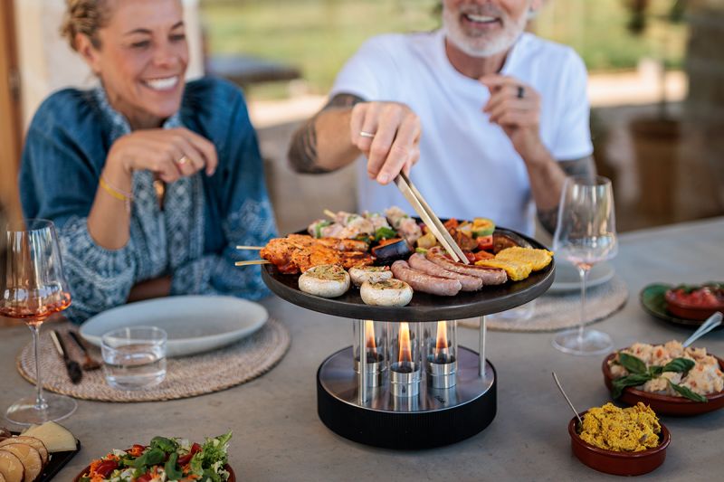 CIRCLE 35 GRILL DE TABLE BIO ETHANOL 35 X 20.3 X 35 CM - Photo N°2