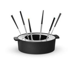 SET A FONDUE CIRCLE 35 GRILL DE TABLE  27.5 X 21.5 X 23 CM
