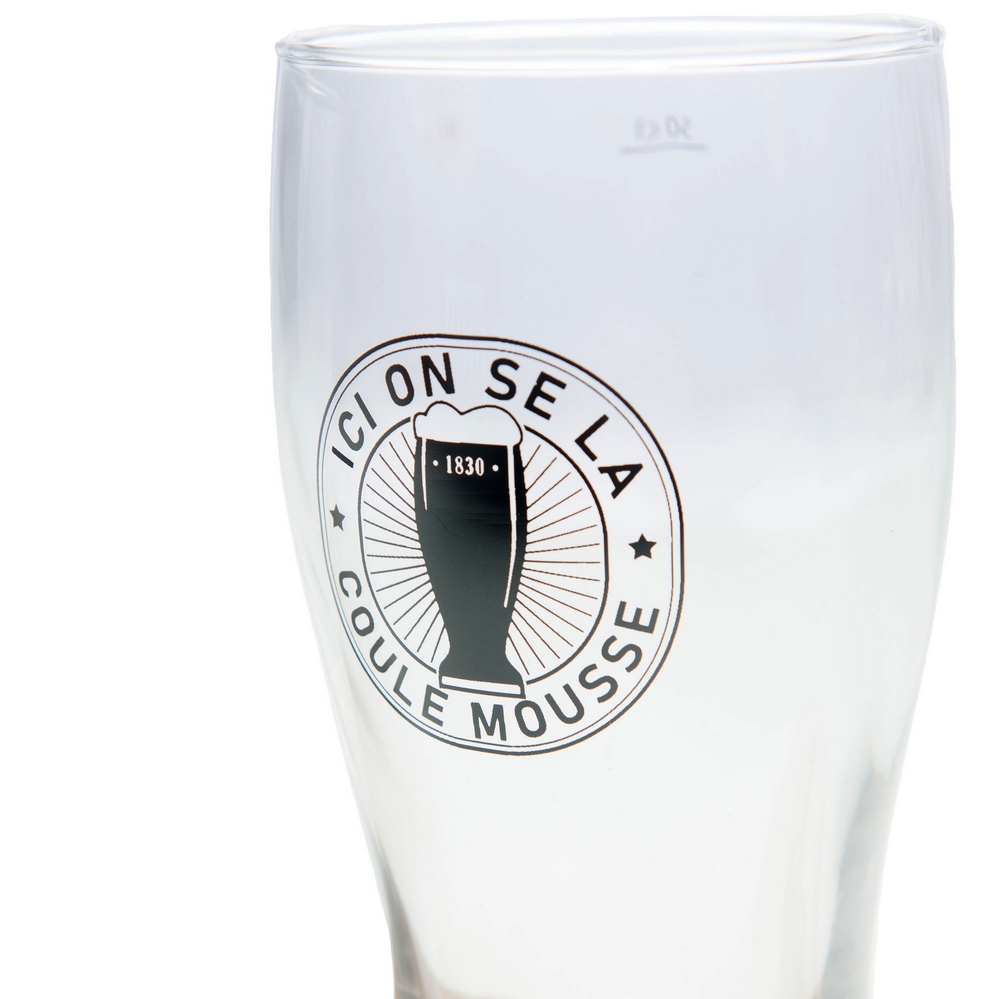 SET DE 4 VERRES A BIERE SUR PLANCHE COULE MOUSSE - Photo N°3