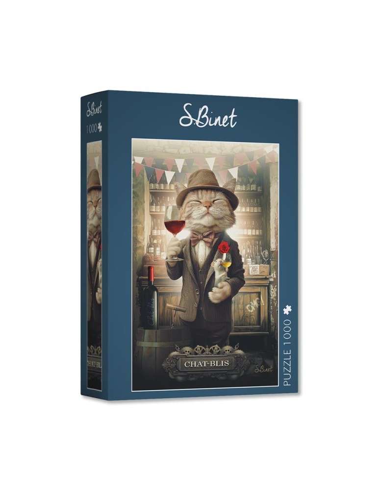 PUZZLE S.BINET CHAT- BLIS  50 X 70 CM - Photo N°1