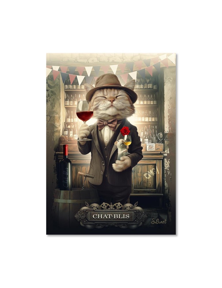 PUZZLE S.BINET CHAT- BLIS  50 X 70 CM - Photo N°3