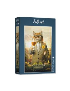 PUZZLE S.BINET CHAT- RDONNAY  50 X 70 CM