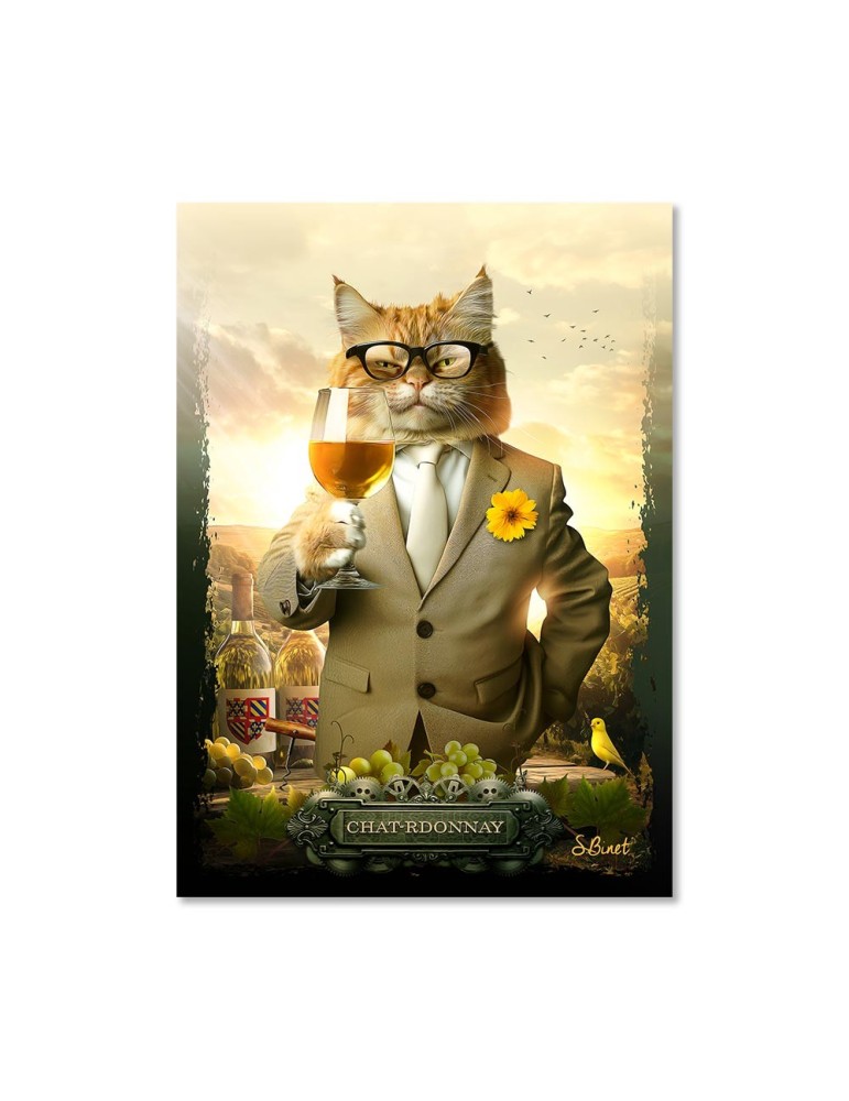 PUZZLE S.BINET CHAT- RDONNAY  50 X 70 CM - Photo N°3
