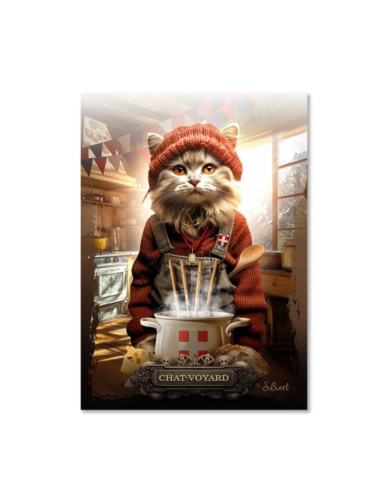 PUZZLE S.BINET CHAT- VOYARD  50 X 70 CM - Photo N°3